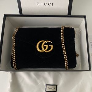 GG Marmont 2.0 Matelasse Velvet